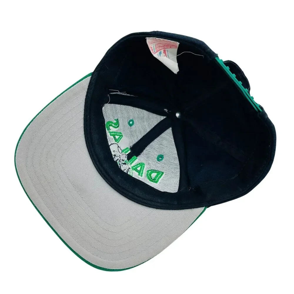 Rare 1990s Vintage Dallas Mavericks NBA Basketball Snapback Hat Cap TWINS USA